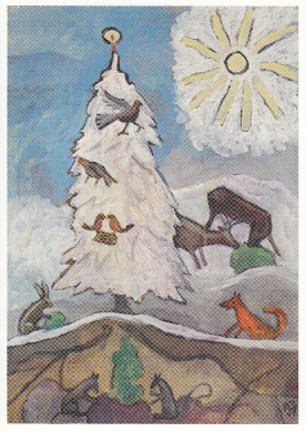 Kerstboom van de dieren, Gabriele Münter