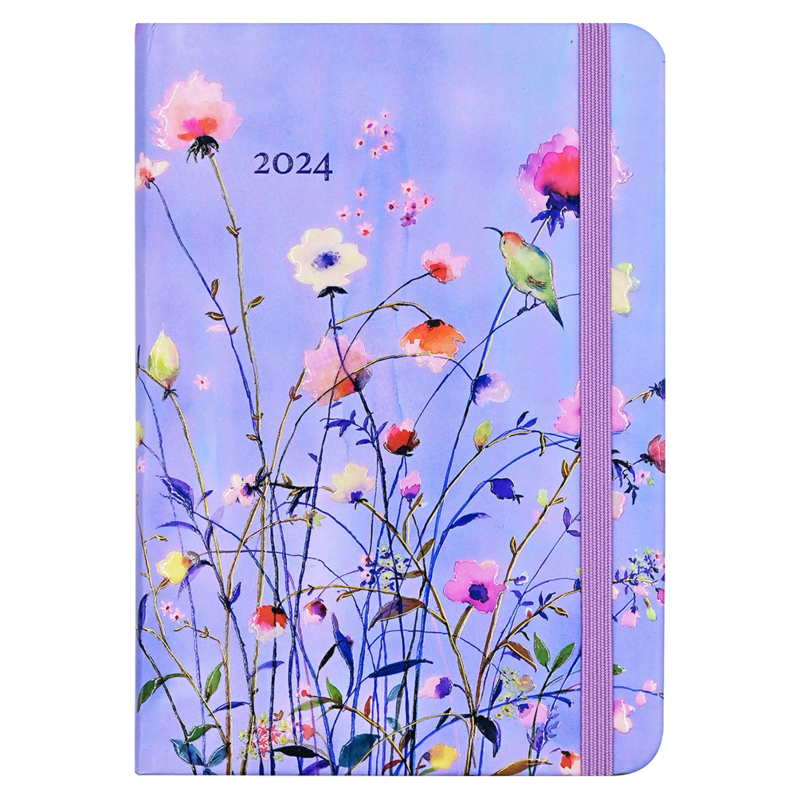 Peter Pauper agenda Lavender Wildflowers sept. 2023-2024, 16 maanden