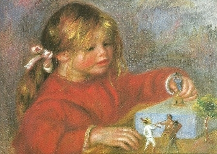 Spelende Claude Renoir, Auguste Renoir