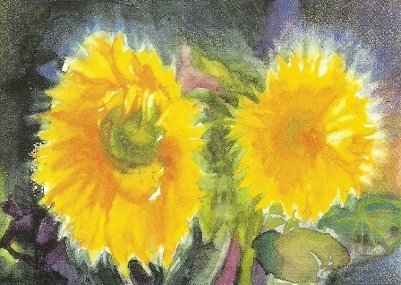 Zonnebloemen, Christine Thomas