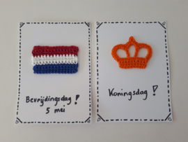 kaart koningsdag + bevrijdingsdag