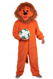 Pluche Leeuw promotie kostuum | oranje