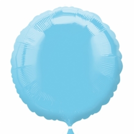Folieballon rond blauw excl.