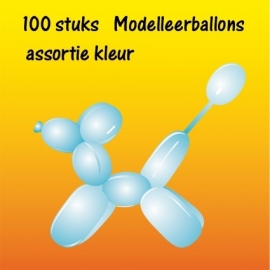 Modelleerballonnen 100 stuks