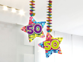 Hangdecoratie 50 jaar blocks
