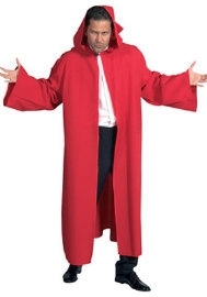 Luxe venetiaanse mantel rood