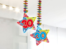 Hangdecoratie 30 jaar blocks