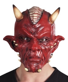 Evil devil latex masker