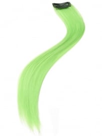 Haarverlenging neon groen