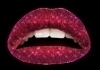 Party lips tattoos