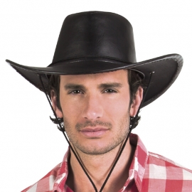 Cowboyhoed lederlook