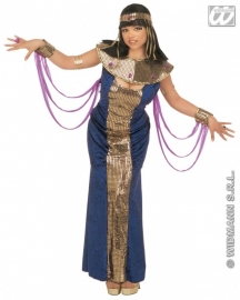 Cleopatra blauwe jurk