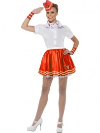 Stewardess kostuum