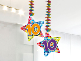 Hangdecoratie 10 jaar blocks