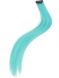 Haarverlenging Aqua blauw