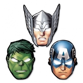 The Avengers maskers 8 stuks