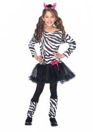 Zebra jurk compleet
