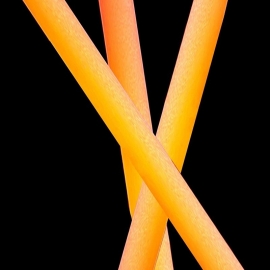 LED Foam sticks oranje