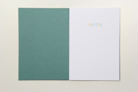 Notebook Retro Cahier - green orange