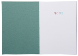 Notebook Retro Cahier - pink green