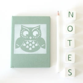 Notebook Spring - Owl Framed