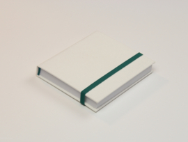 Elastiek (donker) groen plat