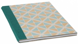 Notebook Retro Cahier - green orange