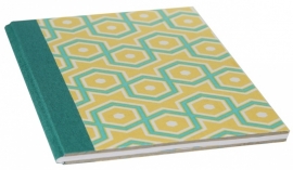 Notebook Retro Cahier - green yellow