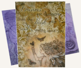 Adrift in a Dream Greeting Card by Jessica Galbreth