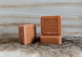  French Soap from the Province of Marseille with Argan Oil - Orange and Grapefruit 100 grams 