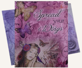 Spread Your Wings Greeting Card by Jessica Galbreth