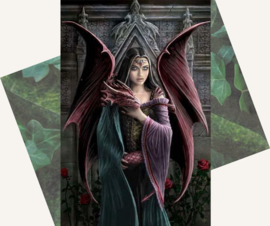 Soulmates Greeting Card by Anne Stokes