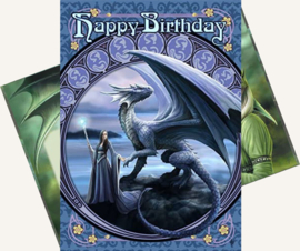 New Horizons Greeting Card by Anne Stokes