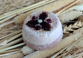 Christmas Pudding Bath Bomb Creamers - Cinnamon with Cocoa Butter