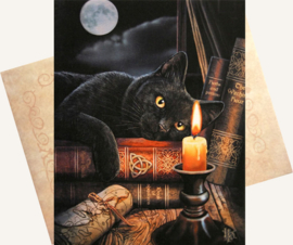 Witching Hour Greeting Card by Lisa Parker