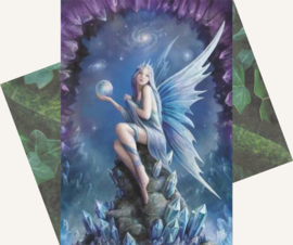 Stargazer Greeting Card by Anne Stokes