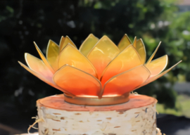 Lotus Sfeerlicht Oranje/Geel 2 Kleurig / Lotus Mood Light Orange/Yellow 2 Colors