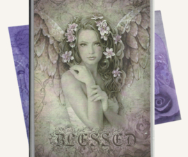 Blessed Greeting Card by Jessica Galbreth