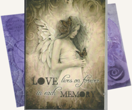 Love Lives on Greeting Card by Jessica Galbreth