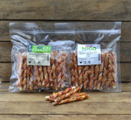 Rawhide stick kip en rund 12cm 400gr