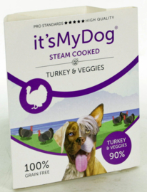 Steam Cooked Turkey & Veggies 395gr