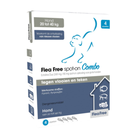 Flea Free Spot On Combo Hond 20-40 kg