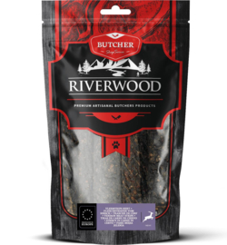 Riverwood Vleesstrips Hert 125gr