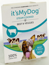 Steam Cooked Beef & Veggies 395gr