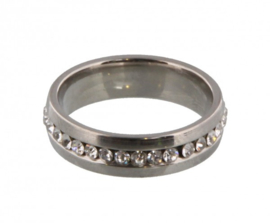 Ring met Strass steentjes