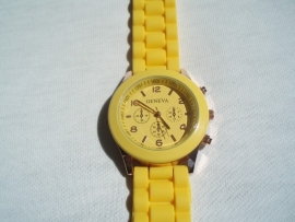 Leuk geel horloge