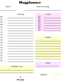 Dagplanner (printbaar)