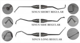 ADL SINUS CURETTE REGULAR SET