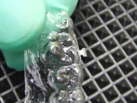 CLEAR ALIGNER BUTTON UNDERCUT FORMING TANG