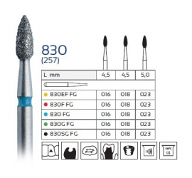 830 GRANAAT, EASY DENTAL, 5 STUKS